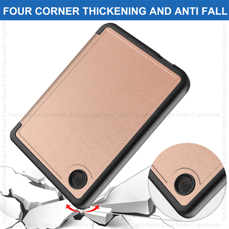 Tanak magnetski Funda za Tolino Shine 5 (2024) Case 6" e-knjiga višestruko sklopivi omot s mekim TPU stražnjim omotačem