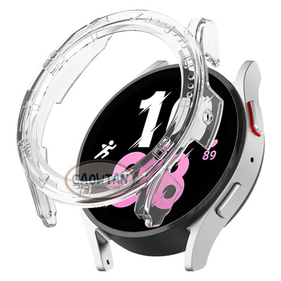 Капак за Samsung Galaxy Watch 4 5 44mm 40mm Калъф Аксесоари Протектор Digit Scale TPU Shell за Galaxy Watch 5 Pro 45mm Bumper