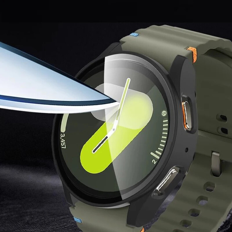 Kaljeno staklo+kućište za Samsung Galaxy Watch 7/6/5/4 poklopac 44mm 40mm Full PC branik zaštita zaslona Galaxy watch FE Dodaci