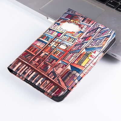 Torbica s stalkom za Shine 5/Shine4/Tolino Shine Color e-čitač - Vrhunska PU kožna navlaka s navlakom za ruku/s automatskim spavanjem/buđenjem