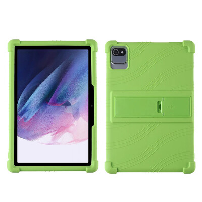 Funda за Doogee T10/T10SCase 10.1" Tablet PC Удароустойчив защитен 4 удебелени ъгли Мек силиконов капак със стойка