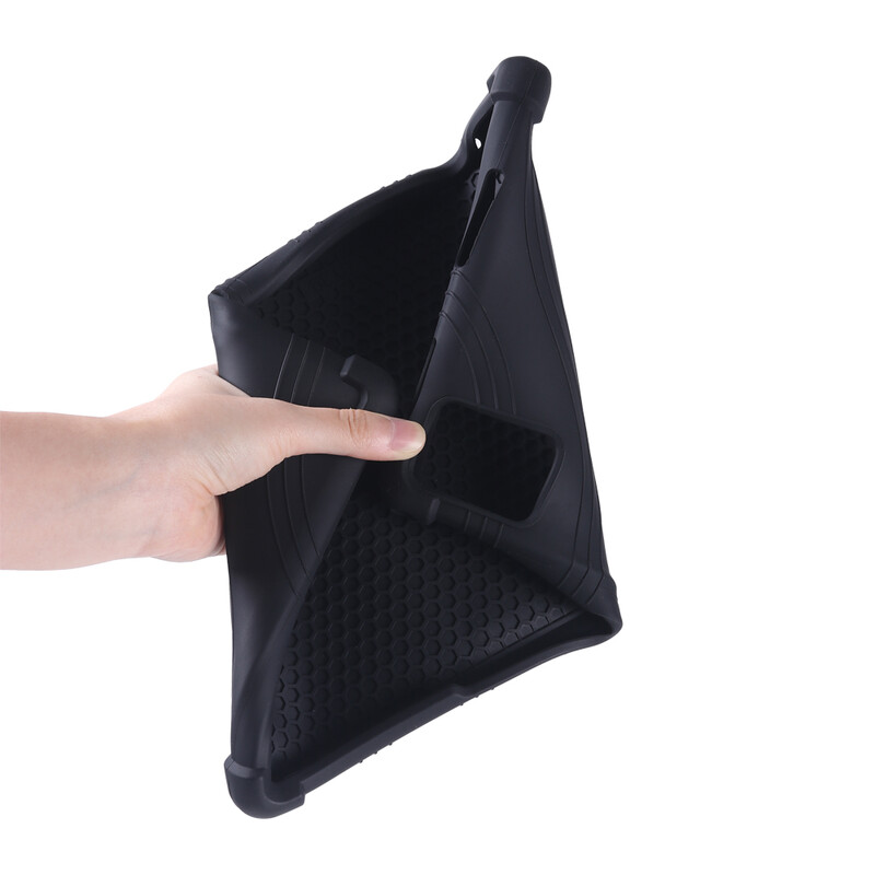 Funda за Doogee T10/T10SCase 10.1" Tablet PC Удароустойчив защитен 4 удебелени ъгли Мек силиконов капак със стойка