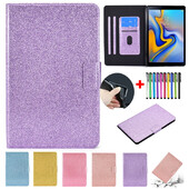 Za Samsung Galaxy Tab S6 Lite 10.4 Case SM-P610 Purple Glitter Kožni Tablet Funda Za Tab S6 Lite Cover SM-P615 Soft TPU Etui