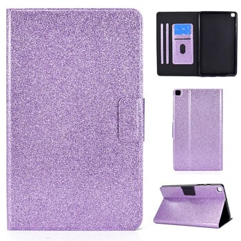 Για Samsung Galaxy Tab S6 Lite 10.4 Θήκη SM-P610 Purple Glitter Leather Tablet Funda For Tab S6 Lite Cover SM-P615 Soft TPU Etui