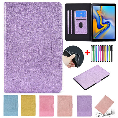 „Samsung Galaxy Tab S6 Lite 10.4 Case SM-P610 Purple Glitter Odinis planšetinis kompiuteris Funda For Tab S6 Lite Cover SM-P615 Soft TPU Etui