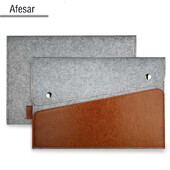 Torba od prave kože za Microsoft Surface Pro 1/2/3 Ultrabook prijenosno računalo Torbica s rukavima od filca Torba za nošenje portfelja