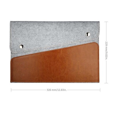 Torba od prave kože za Microsoft Surface Pro 1/2/3 Ultrabook prijenosno računalo Torbica s rukavima od filca Torba za nošenje portfelja