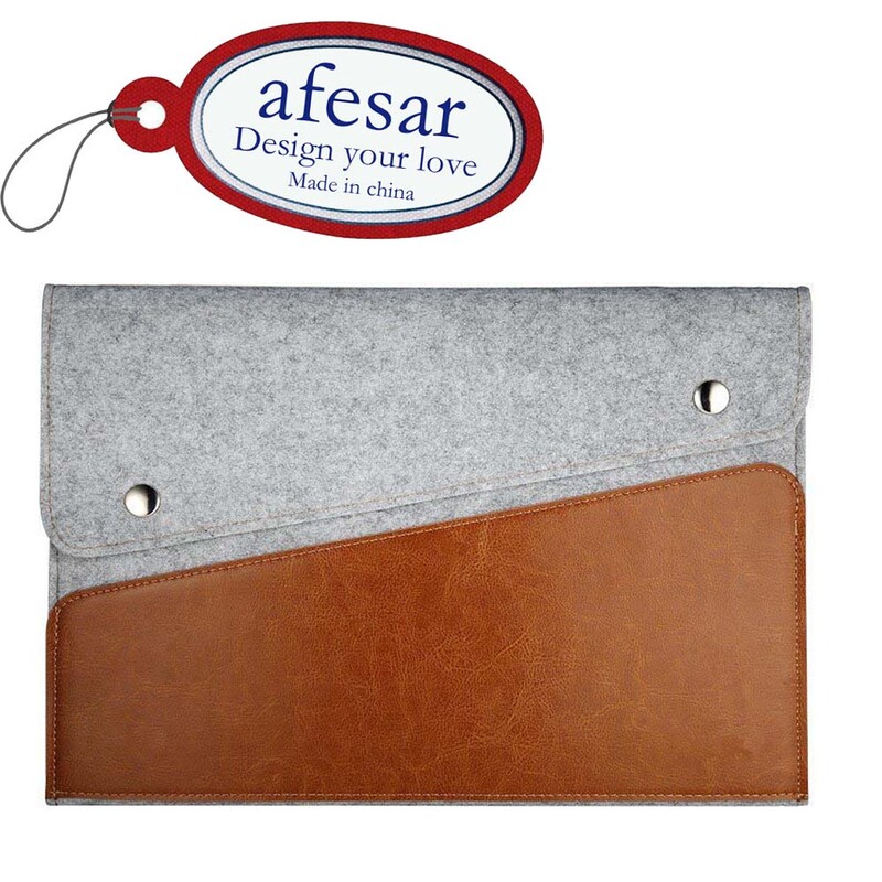 Torba od prave kože za Microsoft Surface Pro 1/2/3 Ultrabook prijenosno računalo Torbica s rukavima od filca Torba za nošenje portfelja