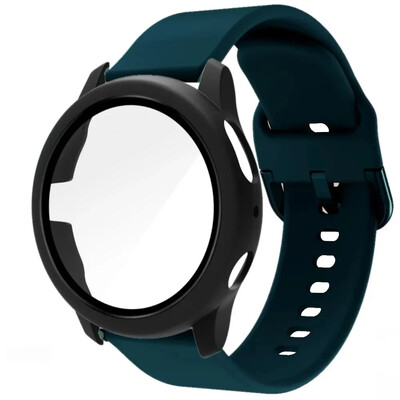20 mm remen + torbica za Samsung Galaxy Watch Active 2 Narukvica Remen Pokrivenost Branik za Galaxy Watch 4/5/6 40 mm 44 mm Zaštitna maska