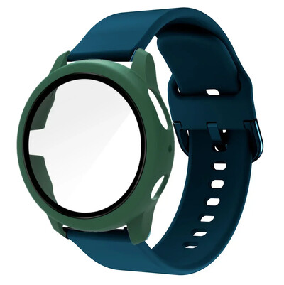 20 mm remen + torbica za Samsung Galaxy Watch Active 2 Narukvica Remen Pokrivenost Branik za Galaxy Watch 4/5/6 40 mm 44 mm Zaštitna maska