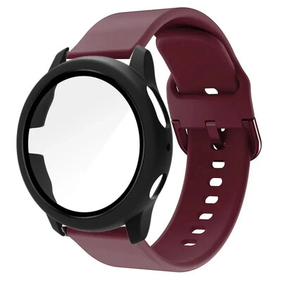 20 mm remen + torbica za Samsung Galaxy Watch Active 2 Narukvica Remen Pokrivenost Branik za Galaxy Watch 4/5/6 40 mm 44 mm Zaštitna maska
