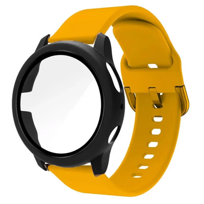 20 mm remen + torbica za Samsung Galaxy Watch Active 2 Narukvica Remen Pokrivenost Branik za Galaxy Watch 4/5/6 40 mm 44 mm Zaštitna maska