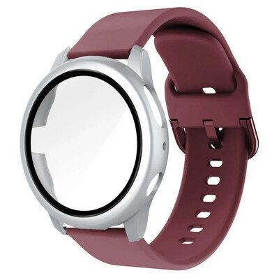 20 mm remen + torbica za Samsung Galaxy Watch Active 2 Narukvica Remen Pokrivenost Branik za Galaxy Watch 4/5/6 40 mm 44 mm Zaštitna maska