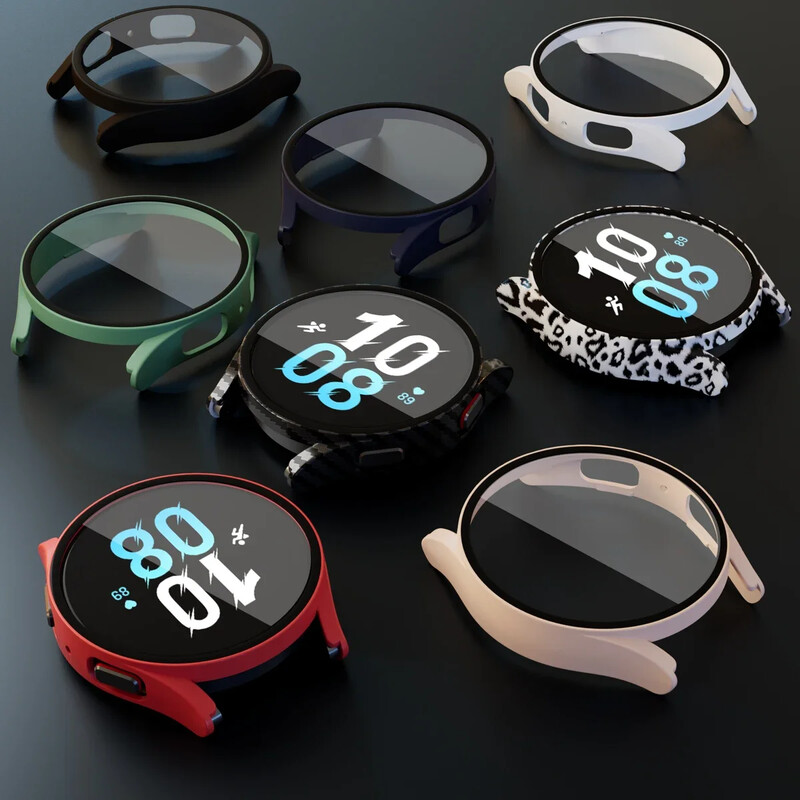 20 mm remen + torbica za Samsung Galaxy Watch Active 2 Narukvica Remen Pokrivenost Branik za Galaxy Watch 4/5/6 40 mm 44 mm Zaštitna maska