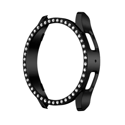 2024 Diamond Watch Cover за Samsung Galaxy Watch 7 40mm 44mm PC Hollow Anti-fall Protector Case за Samsung Watch 6 5 4 Women
