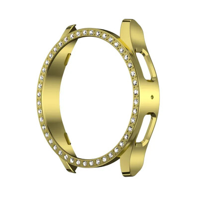 2024 Diamond Watch Cover за Samsung Galaxy Watch 7 40mm 44mm PC Hollow Anti-fall Protector Case за Samsung Watch 6 5 4 Women