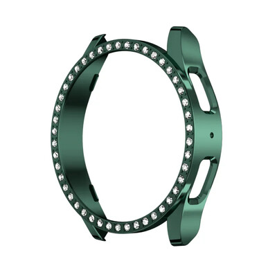 2024 Diamond Watch Cover за Samsung Galaxy Watch 7 40mm 44mm PC Hollow Anti-fall Protector Case за Samsung Watch 6 5 4 Women
