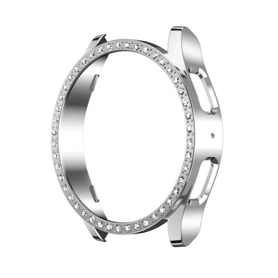 2024 Diamond Watch Cover за Samsung Galaxy Watch 7 40mm 44mm PC Hollow Anti-fall Protector Case за Samsung Watch 6 5 4 Women