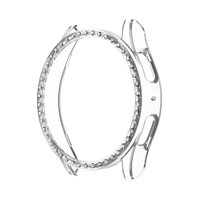2024 Diamond Watch Cover за Samsung Galaxy Watch 7 40mm 44mm PC Hollow Anti-fall Protector Case за Samsung Watch 6 5 4 Women