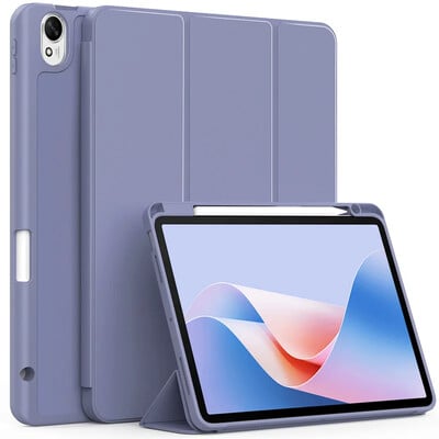 Калъф за HUAWEI MatePad 11.5"S 2024 Тройна кожена стойка Смарт калъф с мек гръб и слот за писалка за MatePad 11.5 S Air 11.5"