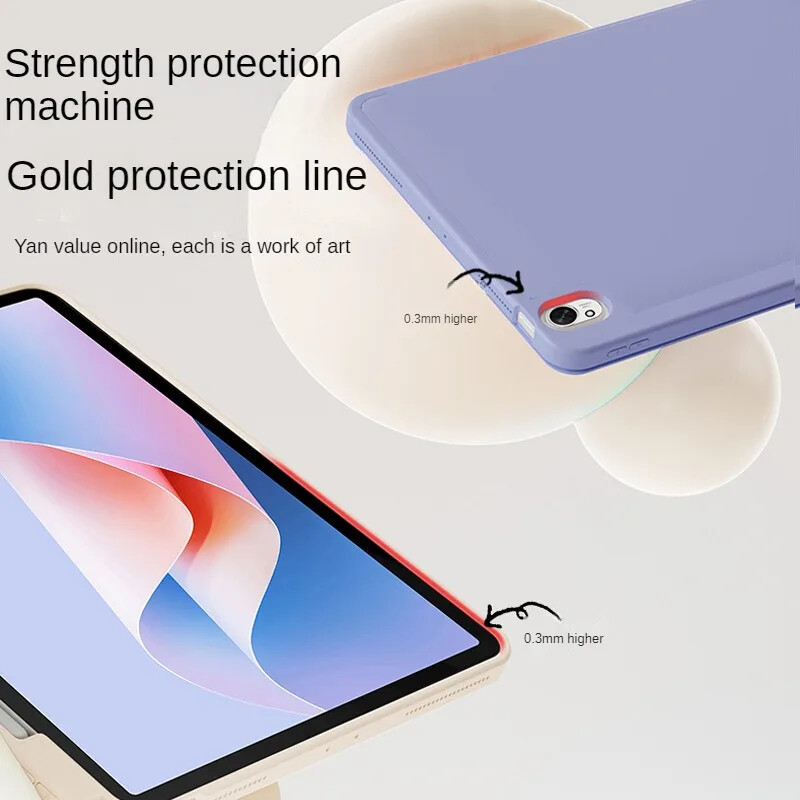 Maska za HUAWEI MatePad 11.5"S 2024 Trostruki kožni stalak, pametna torbica s mekom pozadinom i utorom za olovku, temeljna za MatePad 11.5 S Air 11.5"