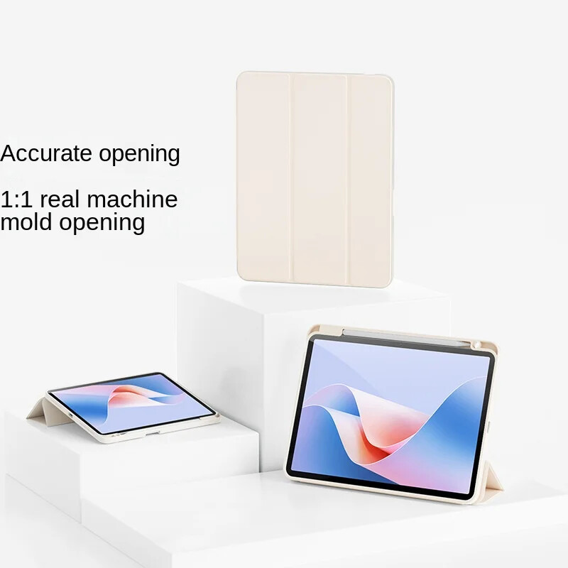 Maska za HUAWEI MatePad 11.5"S 2024 Trostruki kožni stalak, pametna torbica s mekom pozadinom i utorom za olovku, temeljna za MatePad 11.5 S Air 11.5"