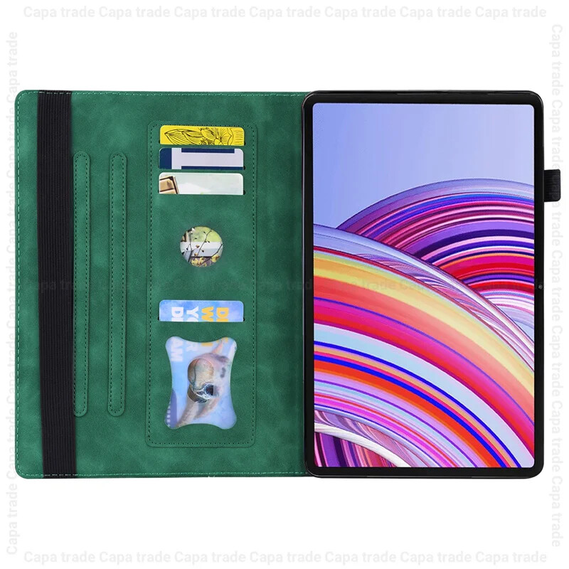 Flip Book Funda s mekom TPU školjkom za Redmi Pad Pro 12.1" torbica za tablet Poslovna navlaka za novčanik za Xiaomi Poco Pad (2024) Coque