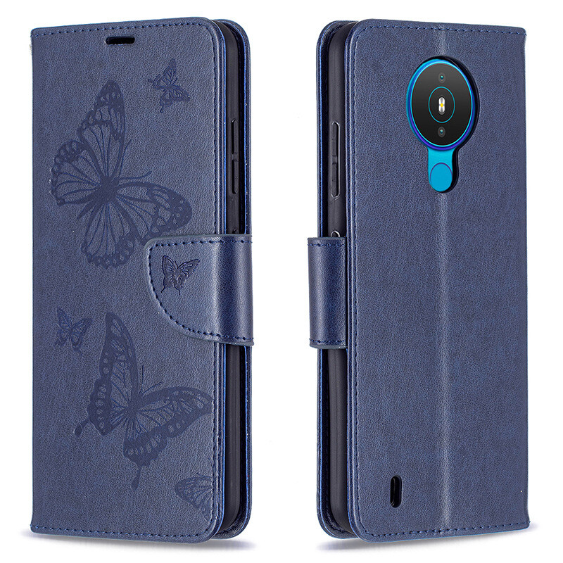 Prikladno za NOKIAG21 reljefnu kožnu torbicu s dva leptira NOKIA2.3 NOKIA1 PLUS torbica za mobitel na veliko