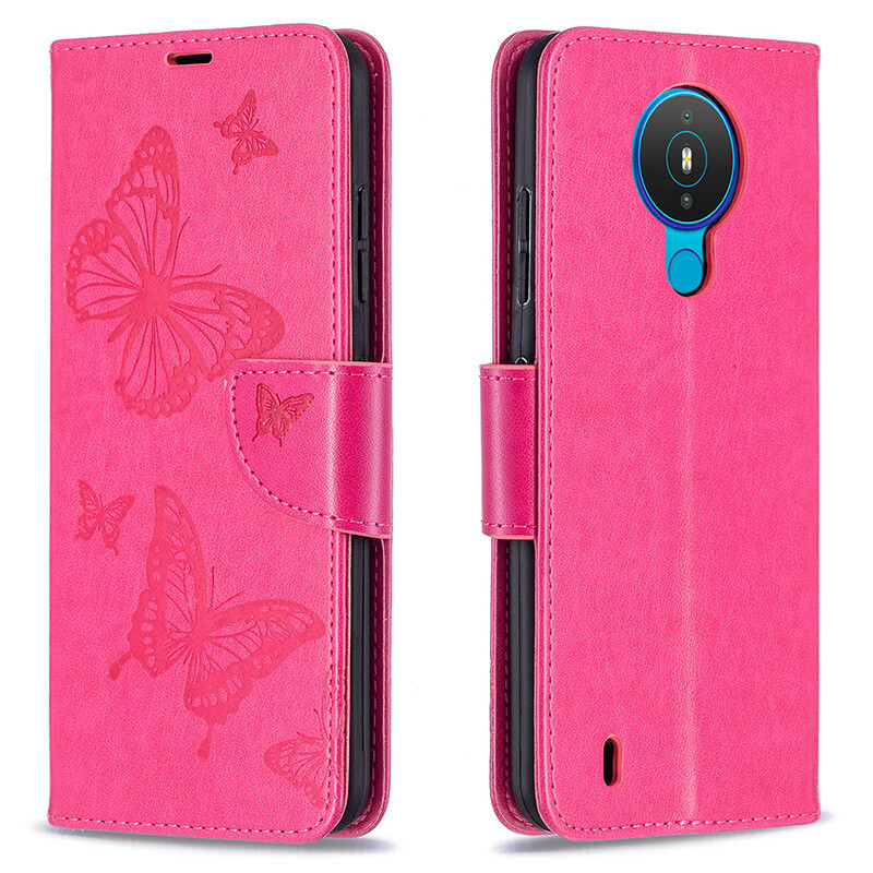 Prikladno za NOKIAG21 reljefnu kožnu torbicu s dva leptira NOKIA2.3 NOKIA1 PLUS torbica za mobitel na veliko