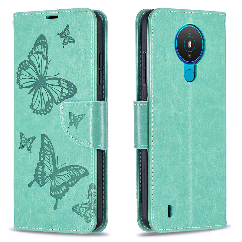 Prikladno za NOKIAG21 reljefnu kožnu torbicu s dva leptira NOKIA2.3 NOKIA1 PLUS torbica za mobitel na veliko