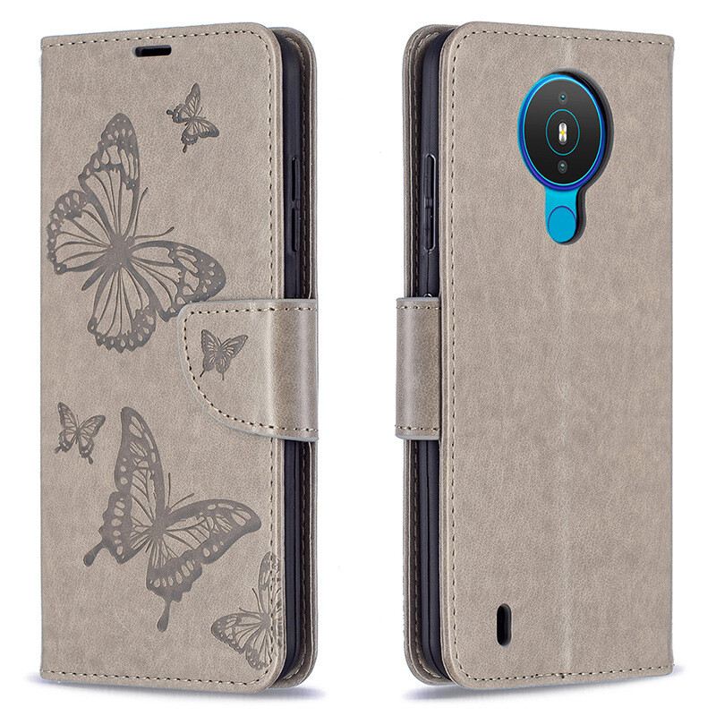 Prikladno za NOKIAG21 reljefnu kožnu torbicu s dva leptira NOKIA2.3 NOKIA1 PLUS torbica za mobitel na veliko