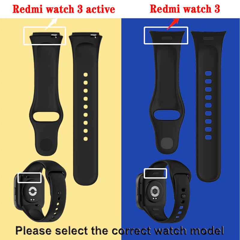 Službeni isti remen za sat, narukvica za Xiaomi Redmi Watch 3 Smart Watch, zamjenski silikonski remen za Redmi Watch3 narukvice