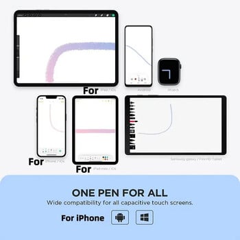 Στυλό γενικής χρήσης για Android iOS Στυλό αφής οθόνης αφής για τηλέφωνο Στυλό για iPad iphone Xiaomi Samsung Apple Pencil