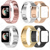 Narukvica za Xiaomi Mi Watch Lite 3 2 Active Strap Narukvica od nehrđajućeg čelika za Redmi Watch Metal CaseStrap WristSmartwatch