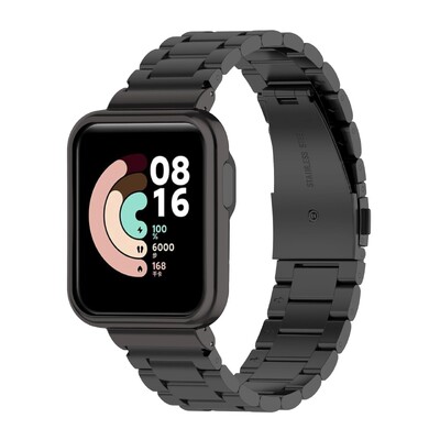 Narukvica za Xiaomi Mi Watch Lite 3 2 Active Strap Narukvica od nehrđajućeg čelika za Redmi Watch Metal CaseStrap WristSmartwatch