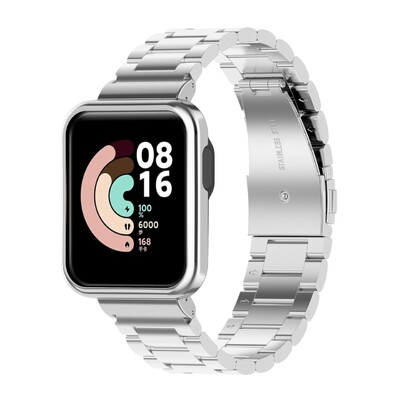 Narukvica za Xiaomi Mi Watch Lite 3 2 Active Strap Narukvica od nehrđajućeg čelika za Redmi Watch Metal CaseStrap WristSmartwatch