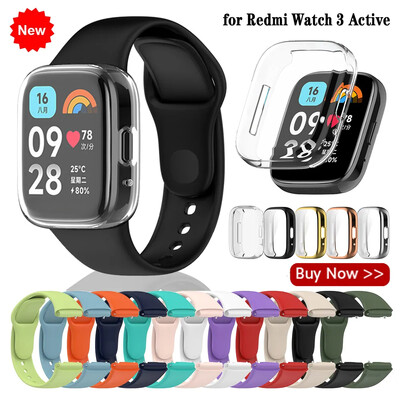 ΝΕΟ λουράκι σιλικόνης για το Xiaomi Redmi Watch 3 Active SmartWatch Watch Strap Βραχιόλι Redmi Watch 3 Προστατευτική θήκη