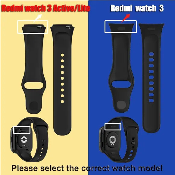 NAUJAS silikoninis laikrodžio dirželis skirtas Xiaomi Redmi Watch 3 Active SmartWatch Laikrodžio dirželis Apyrankė Redmi Watch 3 apsauginis dėklo dangtelis