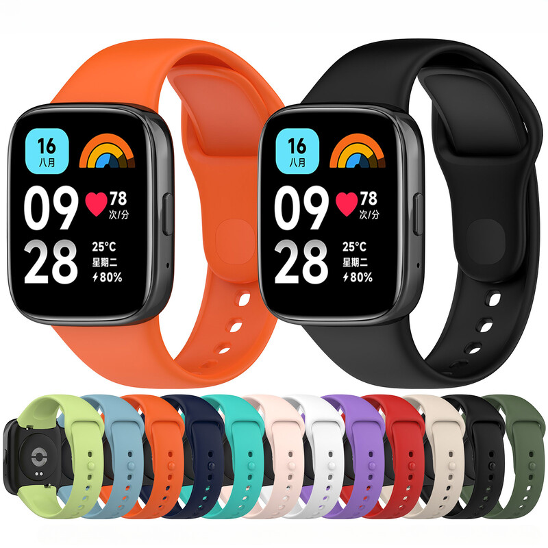 NAUJAS silikoninis laikrodžio dirželis skirtas Xiaomi Redmi Watch 3 Active SmartWatch Laikrodžio dirželis Apyrankė Redmi Watch 3 apsauginis dėklo dangtelis
