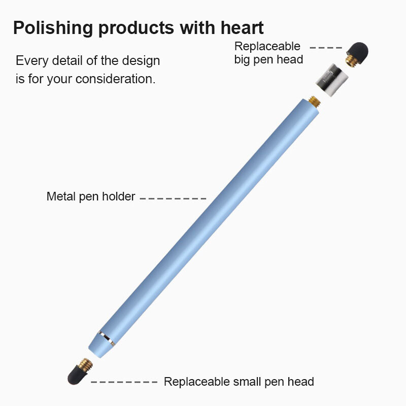 2-u-1 Stylus Pen Olovka za dodir za mobilne telefone Dodaci za iphone Elektrostatska Olovka za dodir za telefon Olovke za dodirni zaslon