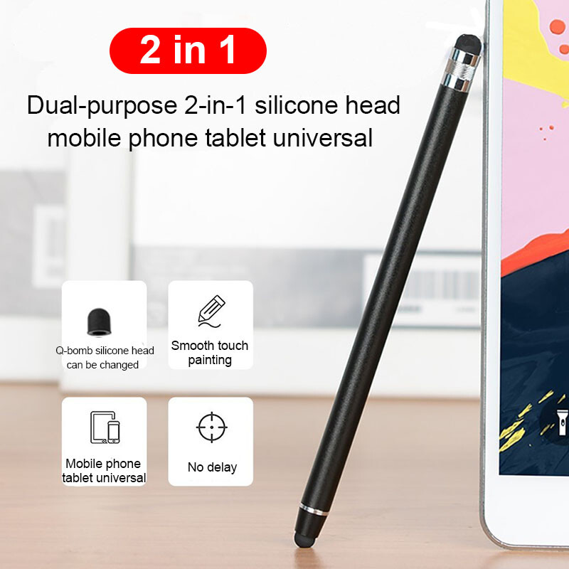 2-u-1 Stylus Pen Olovka za dodir za mobilne telefone Dodaci za iphone Elektrostatska Olovka za dodir za telefon Olovke za dodirni zaslon