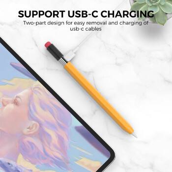 Προστατευτικό κάλυμμα σιλικόνης για Apple Pencil 3 USB C για IPad Air Ipad Pro12.9 Θήκη μολυβιών USB C Type-C Μολύβι κατά της πτώσης