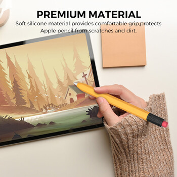 Προστατευτικό κάλυμμα σιλικόνης για Apple Pencil 3 USB C για IPad Air Ipad Pro12.9 Θήκη μολυβιών USB C Type-C Μολύβι κατά της πτώσης