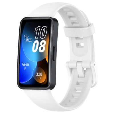 Remeni za satove za Huawei Band 8-NFC zamjenska narukvica Mekane silikonske narukvice Sportska narukvica na Smart Band8 Remen za sat Dodaci
