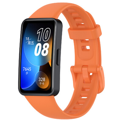 Remeni za satove za Huawei Band 8-NFC zamjenska narukvica Mekane silikonske narukvice Sportska narukvica na Smart Band8 Remen za sat Dodaci