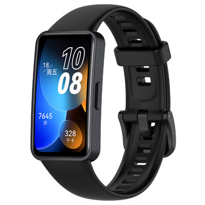 Remeni za satove za Huawei Band 8-NFC zamjenska narukvica Mekane silikonske narukvice Sportska narukvica na Smart Band8 Remen za sat Dodaci