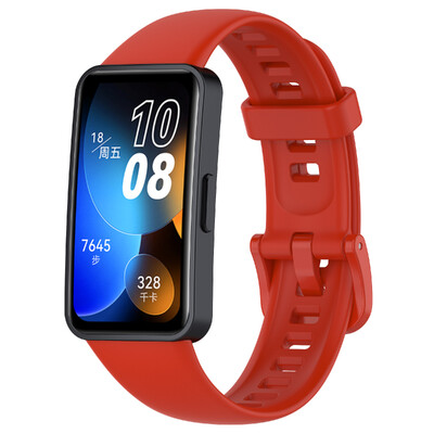 Remeni za satove za Huawei Band 8-NFC zamjenska narukvica Mekane silikonske narukvice Sportska narukvica na Smart Band8 Remen za sat Dodaci