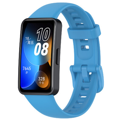 Remeni za satove za Huawei Band 8-NFC zamjenska narukvica Mekane silikonske narukvice Sportska narukvica na Smart Band8 Remen za sat Dodaci