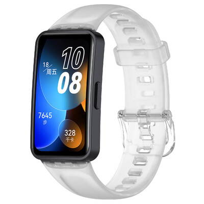 Remeni za satove za Huawei Band 8-NFC zamjenska narukvica Mekane silikonske narukvice Sportska narukvica na Smart Band8 Remen za sat Dodaci