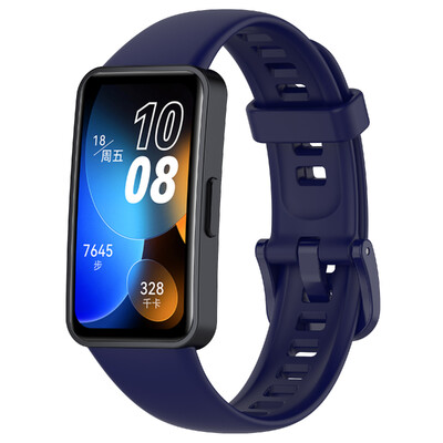 Remeni za satove za Huawei Band 8-NFC zamjenska narukvica Mekane silikonske narukvice Sportska narukvica na Smart Band8 Remen za sat Dodaci